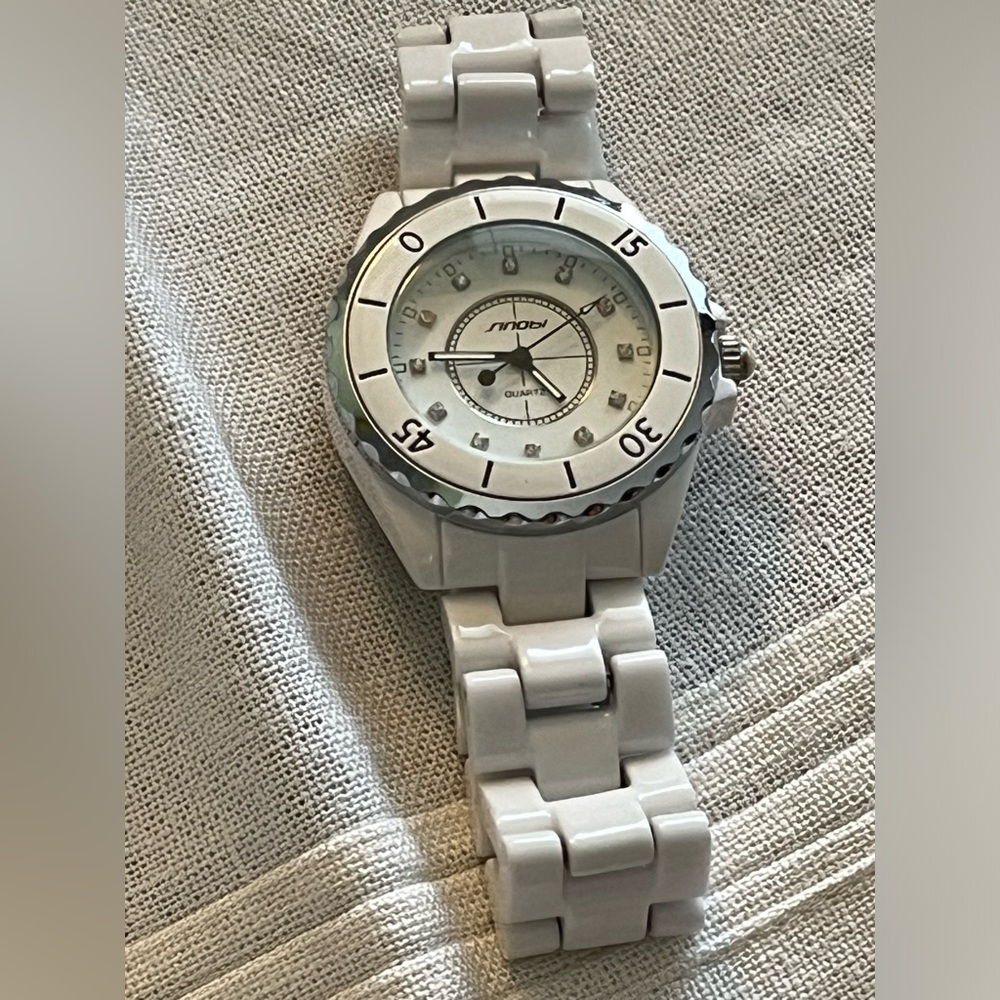 SINOBI High Quality Womens Ceramic Watch.